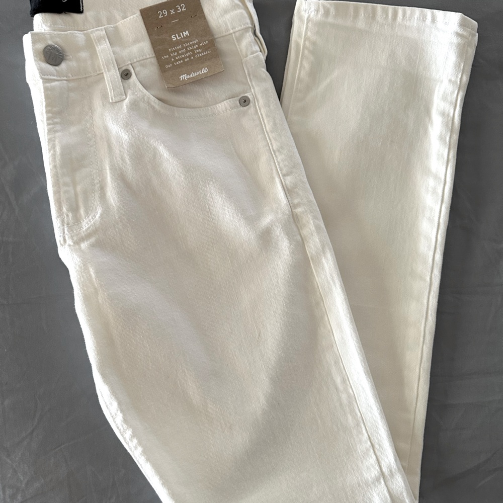 NWT Madewell Candlelight  Slim Jeans 29